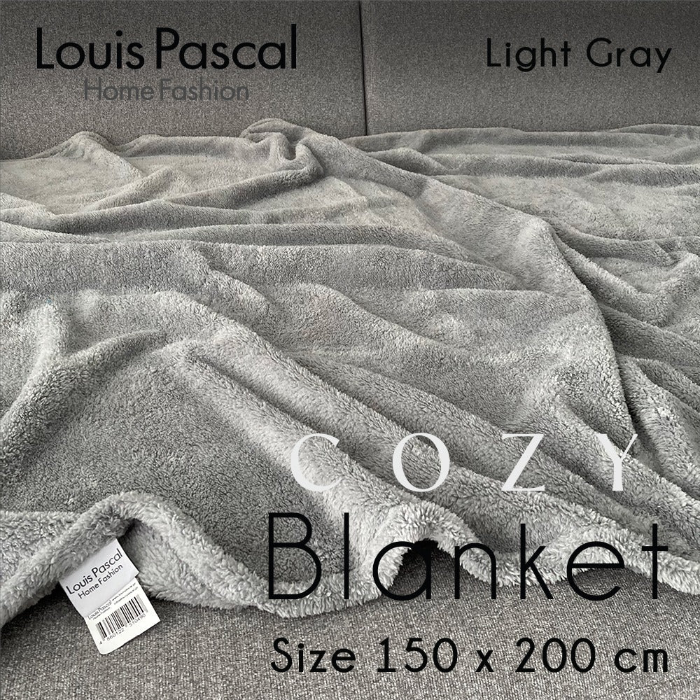Sherpa fleece blanket - High quality soft microfiber material - Size 150X200 CM - Barcode 4860122510490