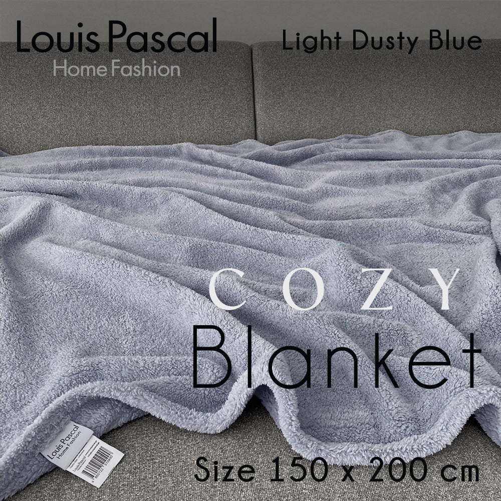 Sherpa fleece blanket - High quality soft microfiber material - Size 150X200 CM - Barcode 4860122510490