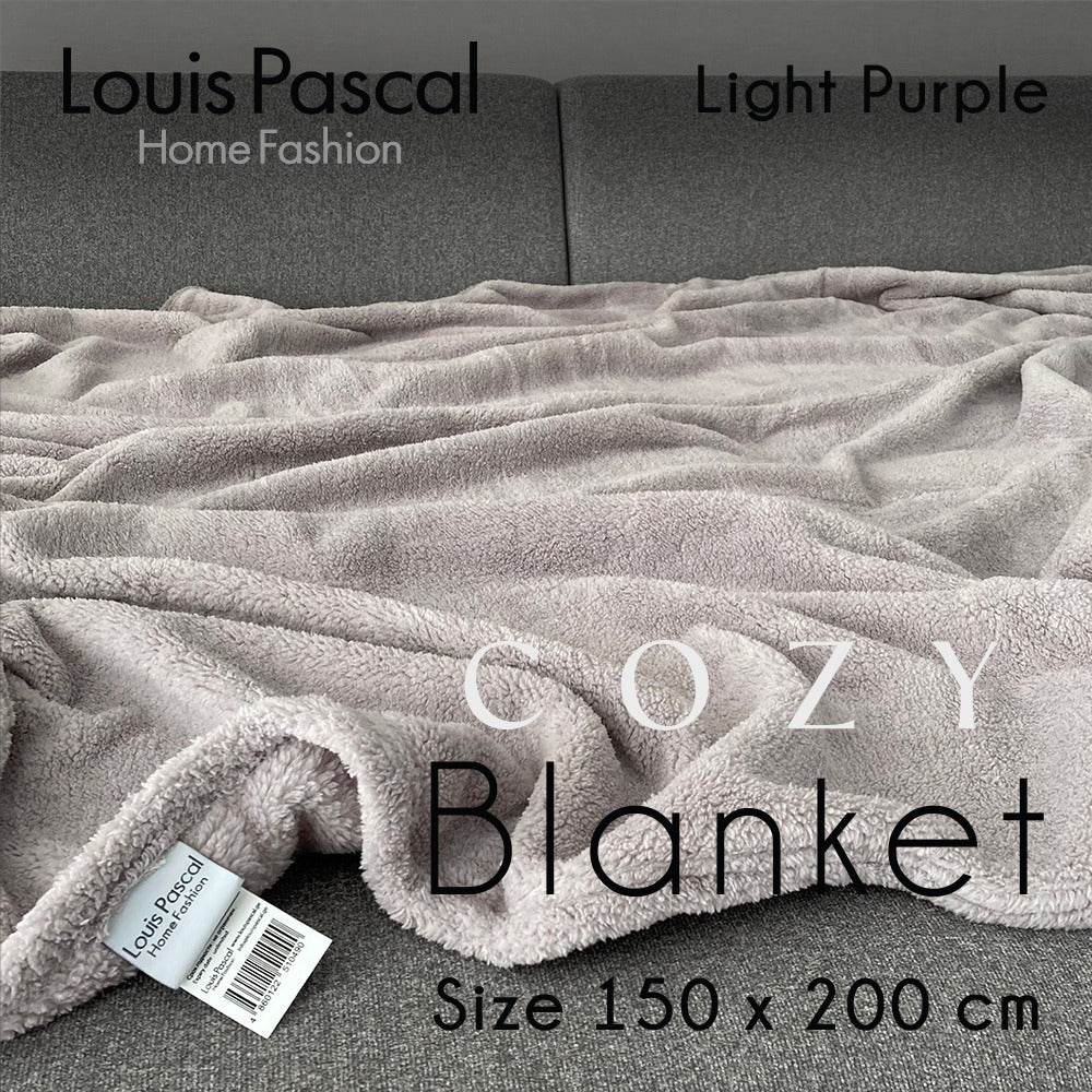 Sherpa fleece blanket - High quality soft microfiber material - Size 150X200 CM - Barcode 4860122510490