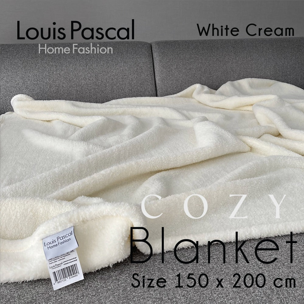 Sherpa fleece blanket - High quality soft microfiber material - Size 150X200 CM - Barcode 4860122510490