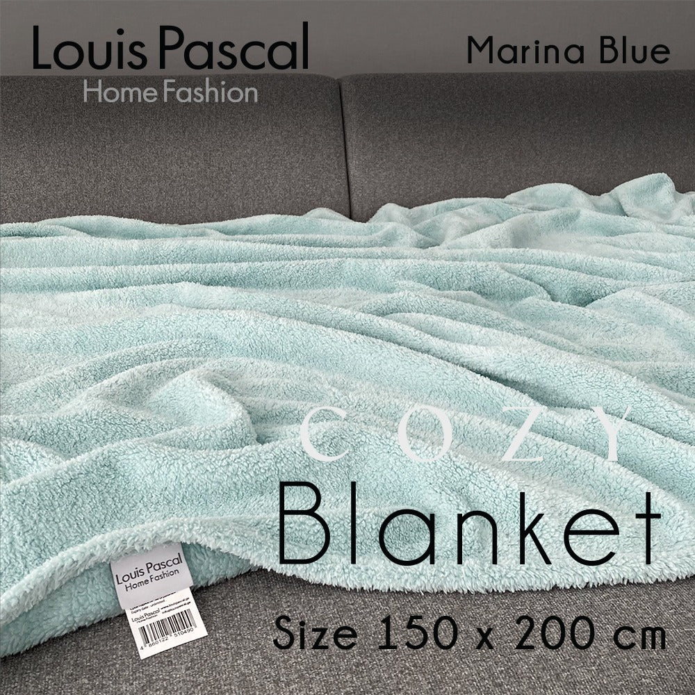 Sherpa fleece blanket - High quality soft microfiber material - Size 150X200 CM - Barcode 4860122510490