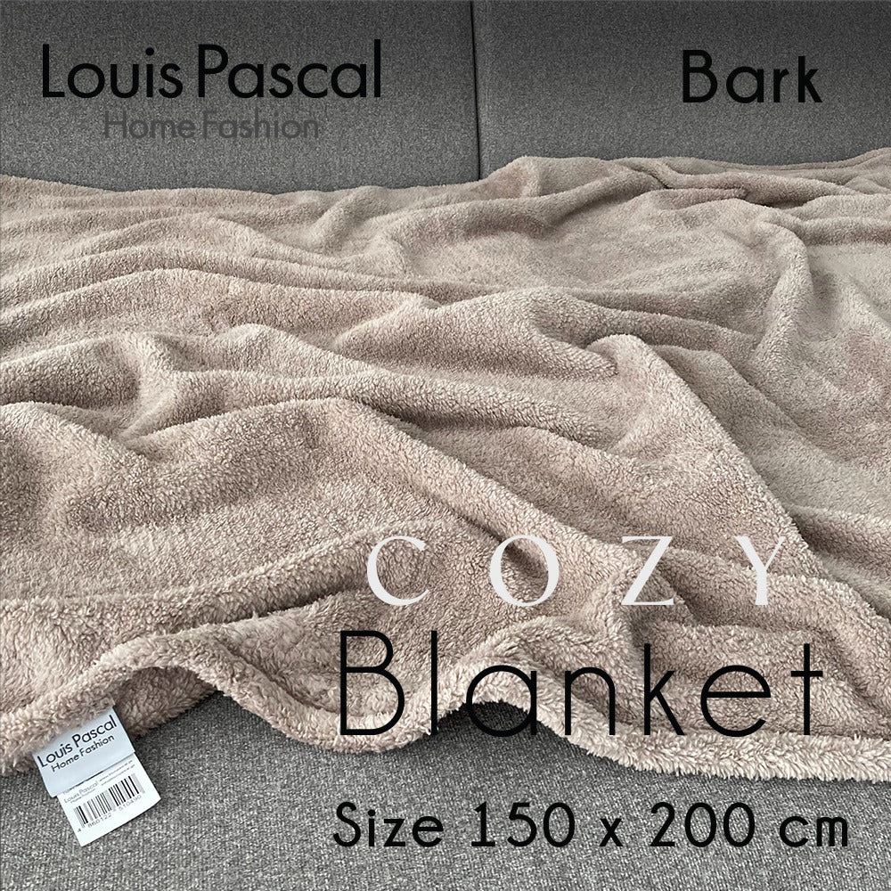 Sherpa fleece blanket - High quality soft microfiber material - Size 150X200 CM - Barcode 4860122510490