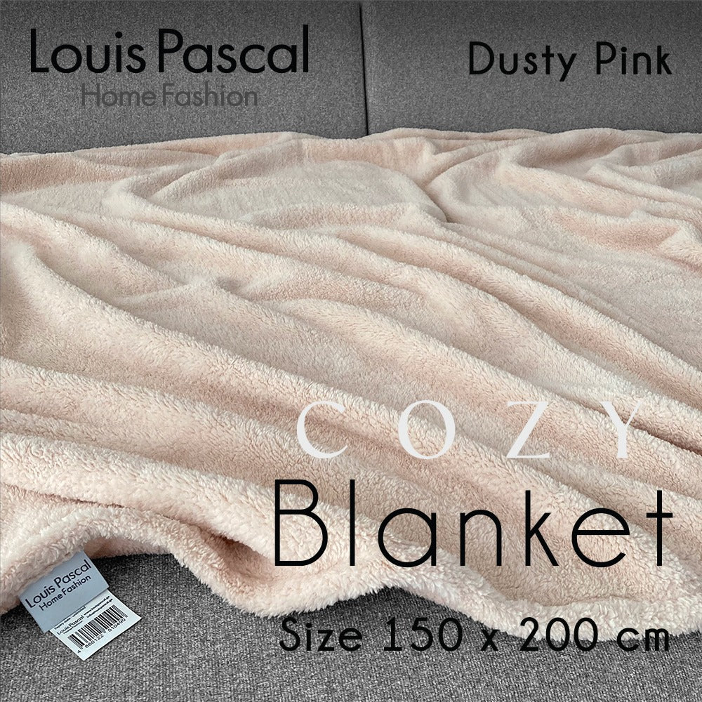 Sherpa fleece blanket - High quality soft microfiber material - Size 150X200 CM - Barcode 4860122510490