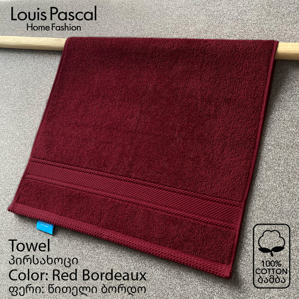 Body towel 100% cotton - Double stitching - 500 GSM - Size 70x140 CM - Barcode 4860122510414