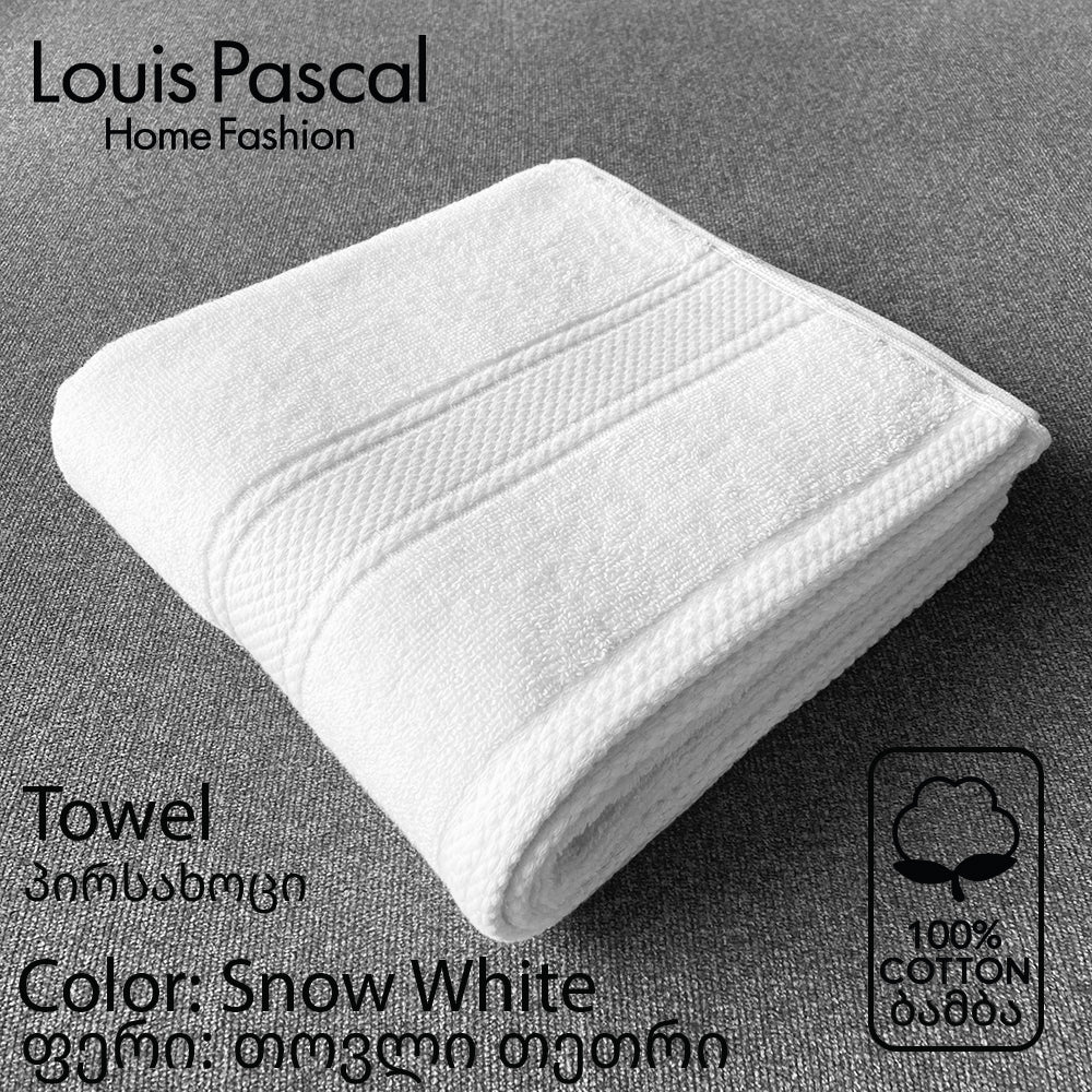 Body towel 100% cotton - Double stitching - 500 GSM - Size 70x140 CM - Barcode 4860122510414
