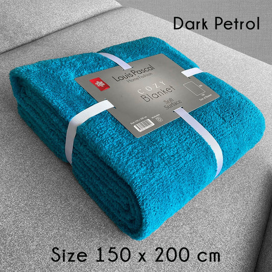 Sherpa fleece blanket - High quality soft microfiber material - Size 150X200 CM - Barcode 4860122510490