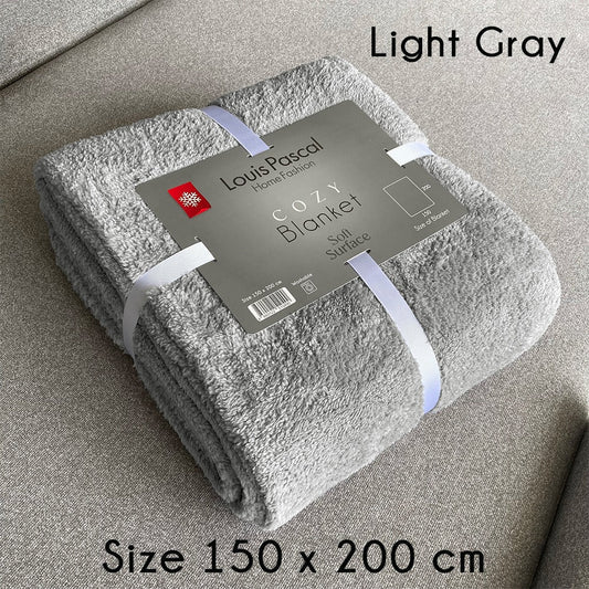 Sherpa fleece blanket - High quality soft microfiber material - Size 150X200 CM - Barcode 4860122510490