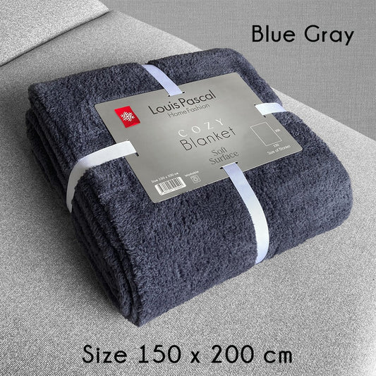 Sherpa fleece blanket - High quality soft microfiber material - Size 150X200 CM - Barcode 4860122510490