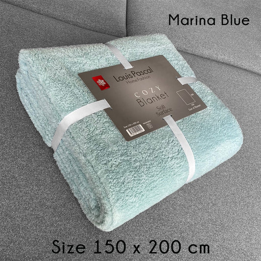 Sherpa fleece blanket - High quality soft microfiber material - Size 150X200 CM - Barcode 4860122510490