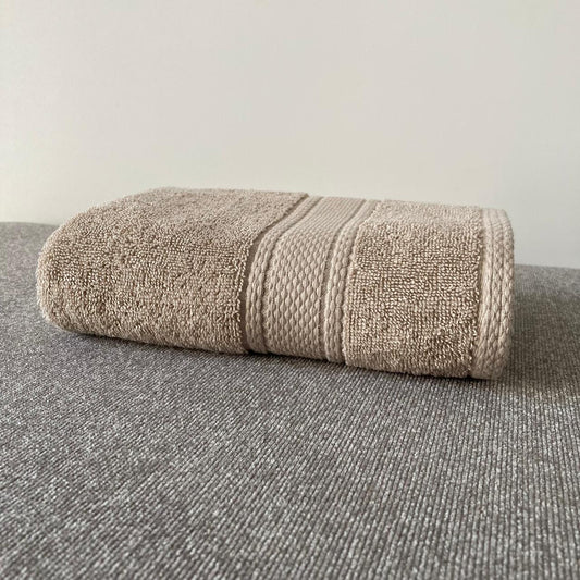 Face towel 100% cotton - Double stitching - 500 GSM - Size 50x90 CM - Barcode 4860122510407