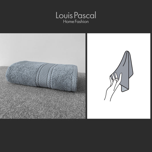 Hand towel 100% cotton - Double stitching - 500 GSM - Size 30x50 CM - Barcode 4860122510391