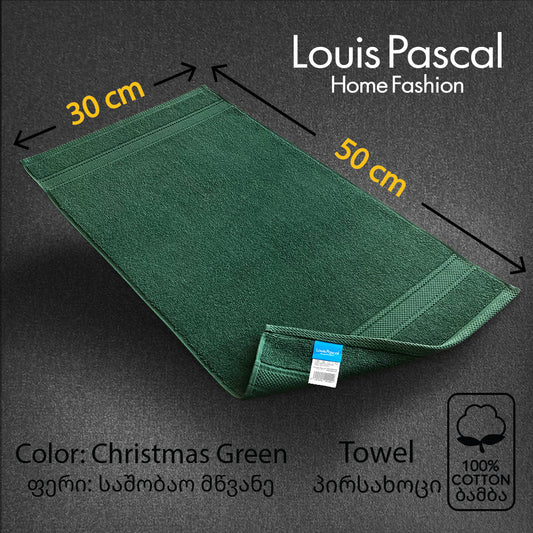 Hand towel 100% cotton - Double stitching - 500 GSM - Size 30x50 CM - Barcode 4860122510391