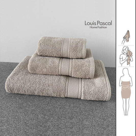 Set of 3 towels - 100% cotton - Barcode 4860122510391 - 4860122510407 - 4860122510414
