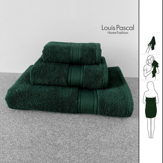 Set of 3 towels - 100% cotton - Barcode 4860122510391 - 4860122510407 - 4860122510414