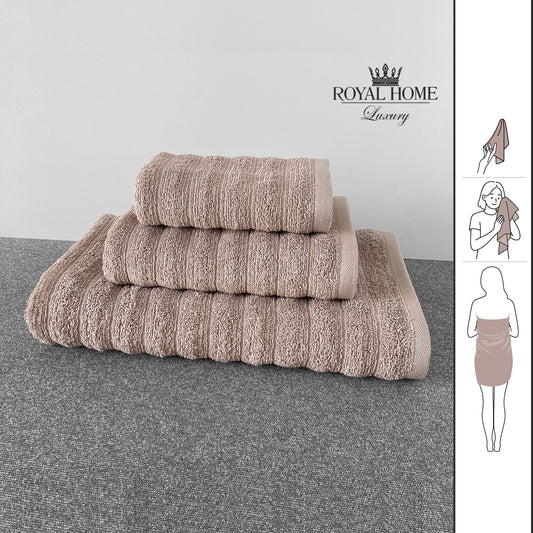 Set of 3 towels - 100% cotton - Barcode 860122510292 - 4860122510308 - 4860122510315