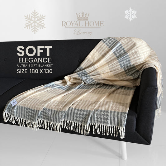 Ultra soft elegance blanket - Size 130X180 CM - Barcode 4860122510452