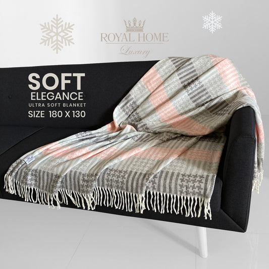 Ultra soft elegance blanket - Size 130X180 CM - Barcode 4860122510452